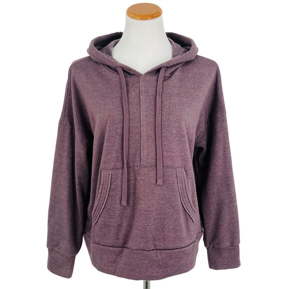 Free People Movement Cozy Purple Eggplant Casual Athleisurewear Pullover Hoodie - Picture 2 of 16